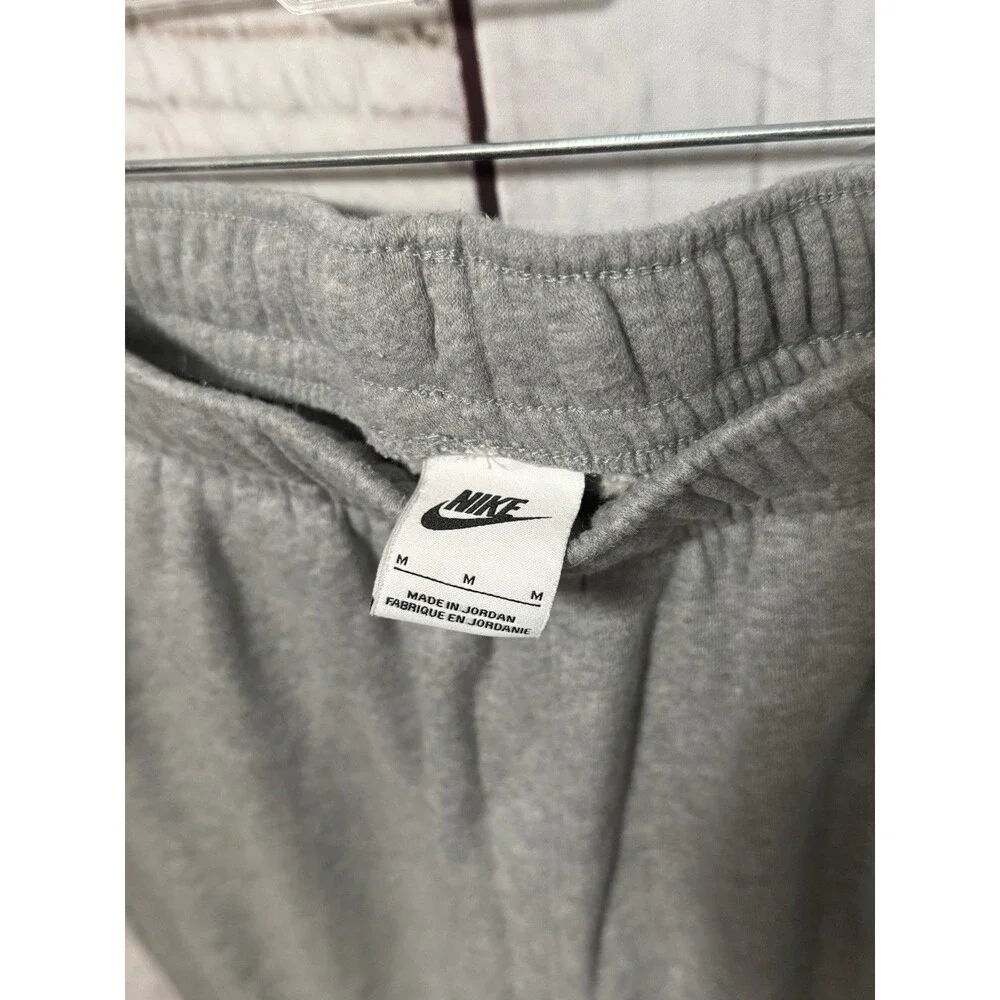 Nike Men Baggy Cargo Y2K Straight Leg Pockets Sweatpants Grey Size Medium